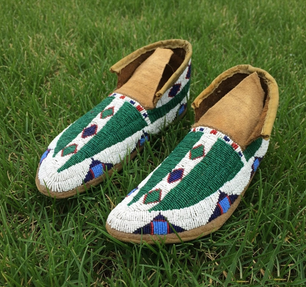 Native American Beaded Moccasin