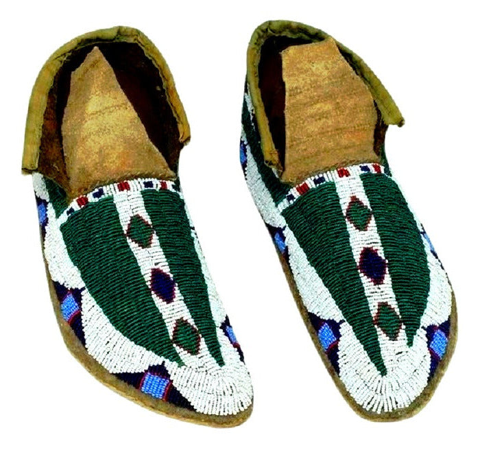 Native American Beaded Moccasin