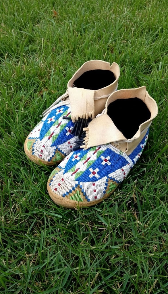 Native American Beaded Moccasin