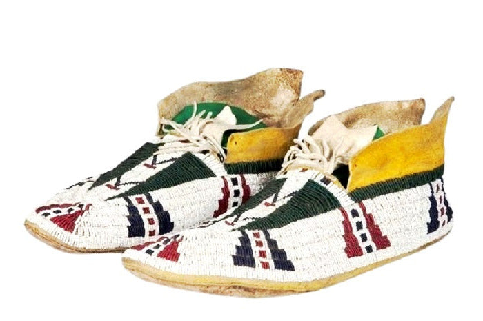 Native American Beaded Moccasin