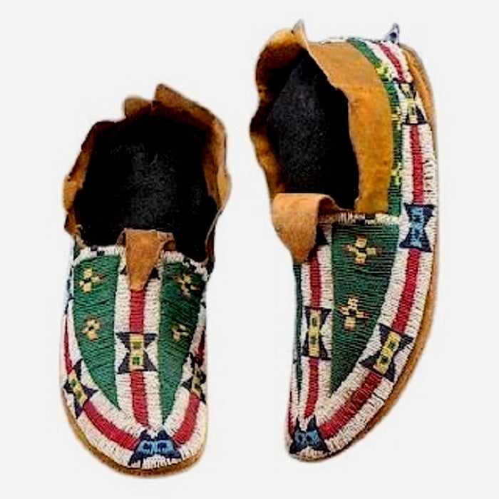 Native American Beaded Moccasin