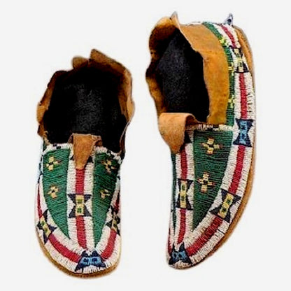 Native American Beaded Moccasin