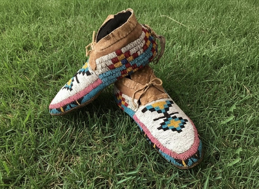 Native American Beaded Moccasin