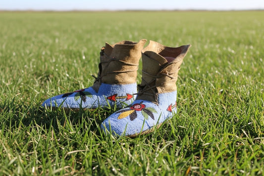 Native American Beaded Moccasin