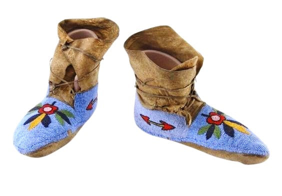 Native American Beaded Moccasin