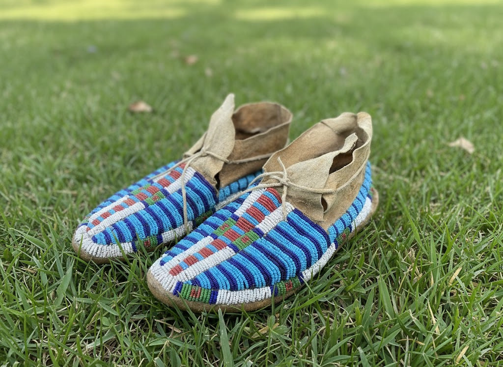 Native American Beaded Moccasin