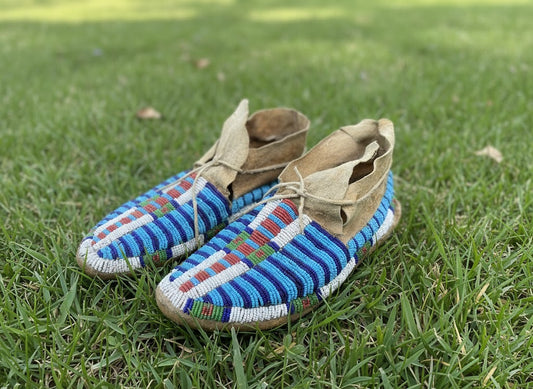 Native American Beaded Moccasin