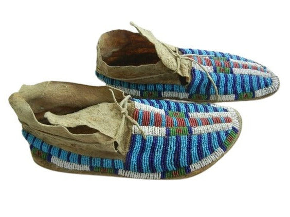 Native American Beaded Moccasin