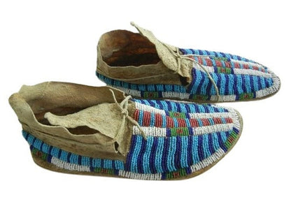 Native American Beaded Moccasin