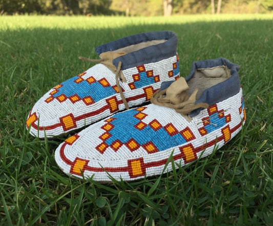 Native American Beaded Moccasin