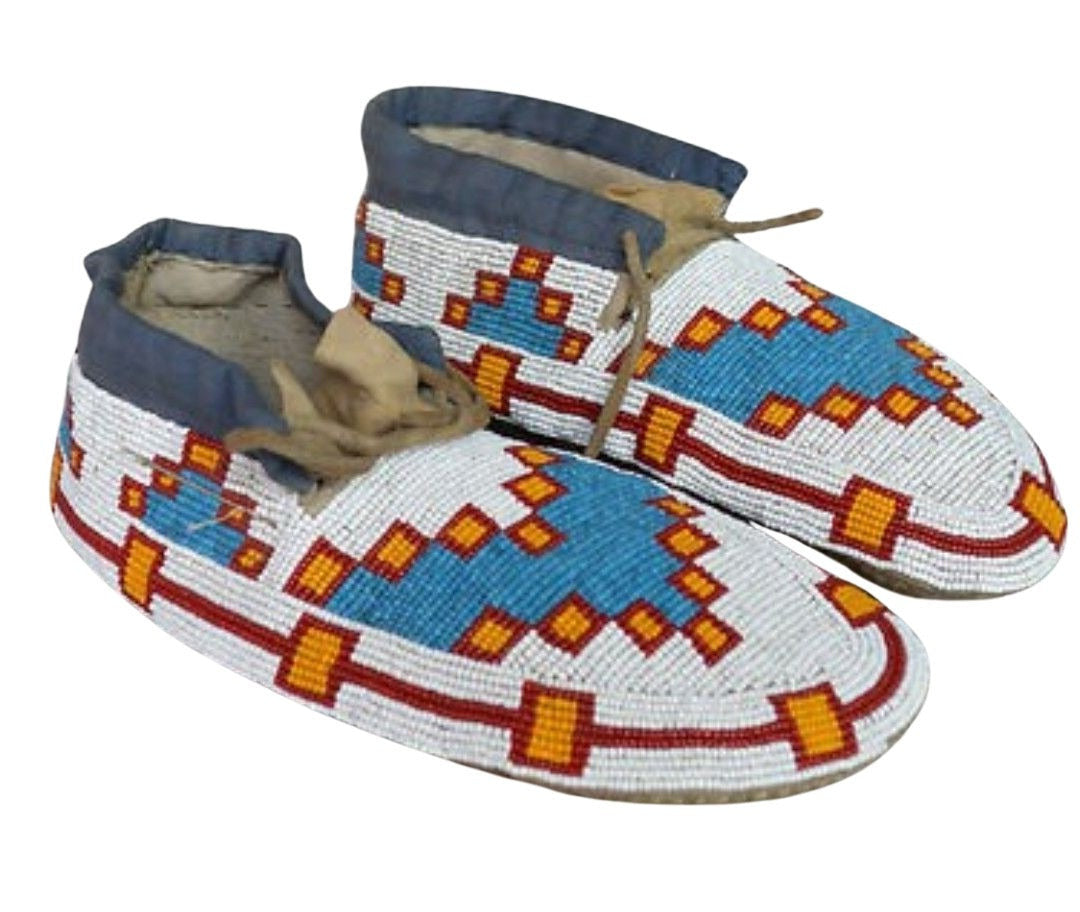 Native American Beaded Moccasin