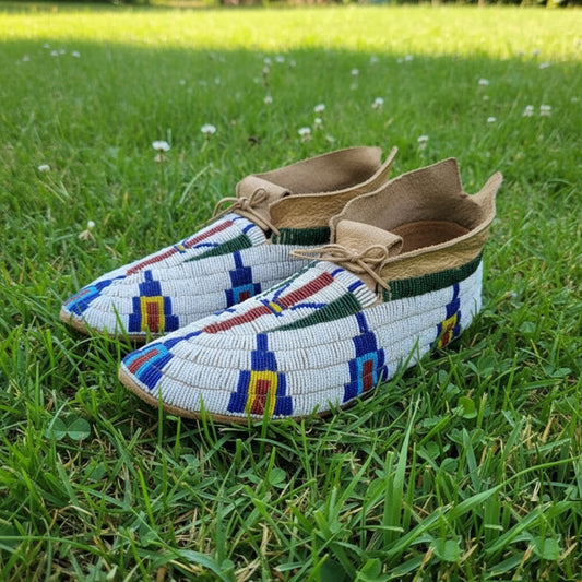 Native American Beaded Moccasin