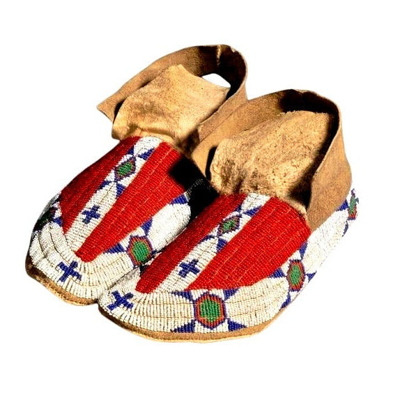 Native American Beaded Moccasin