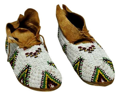 Native American Beaded Moccasin