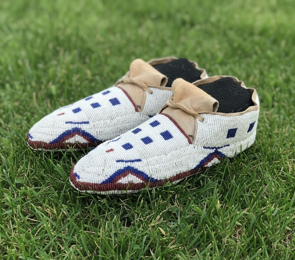 Native American Beaded Moccasin