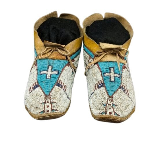 Native American Beaded Moccasin