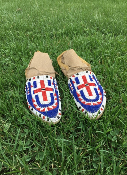 Native American Beaded Moccasin