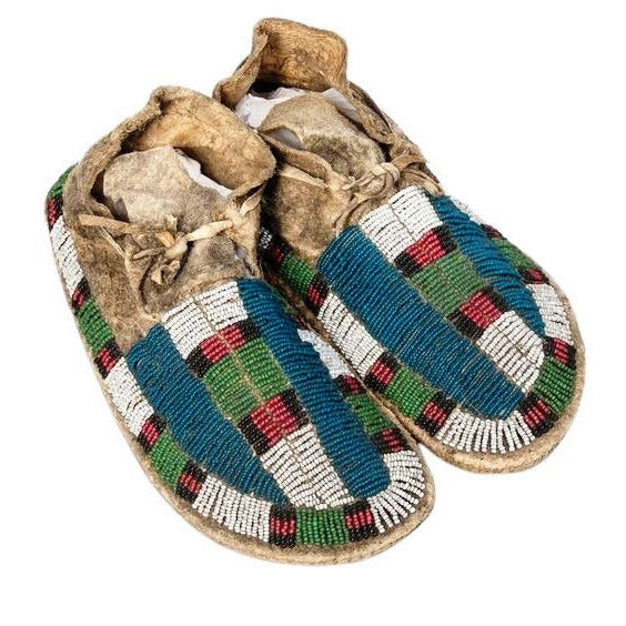 Native American Beaded Moccasin