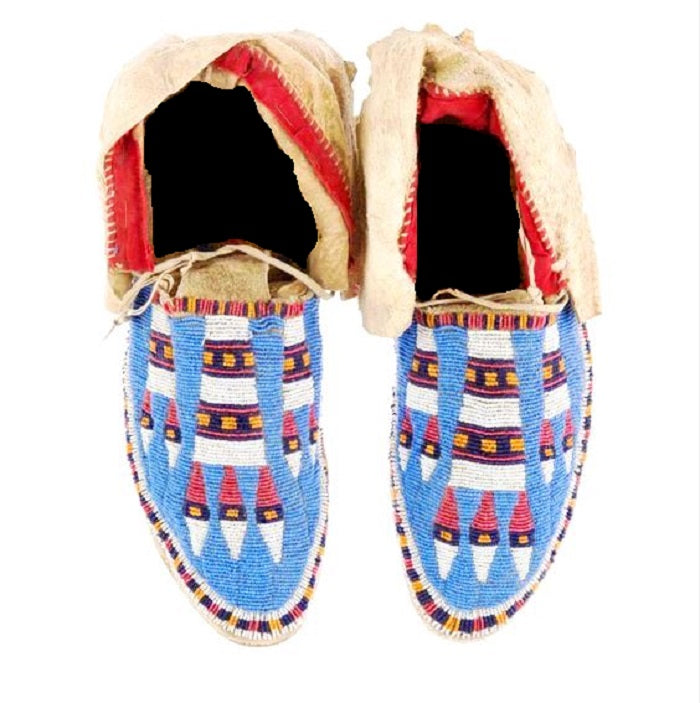 Native American Beaded Moccasin