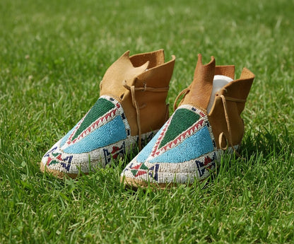 Native American Beaded Moccasin