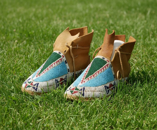 Native American Beaded Moccasin