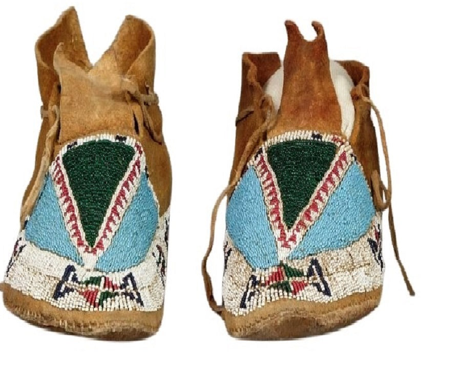 Native American Beaded Moccasin