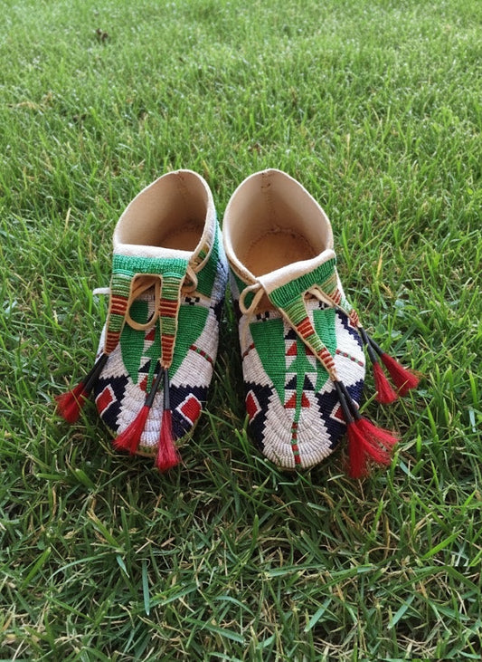 Native American Beaded Moccasin