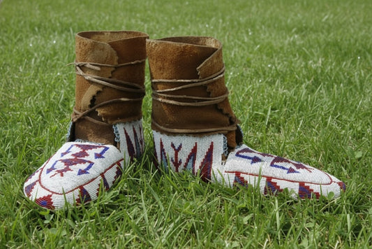 Native American Beaded Moccasin