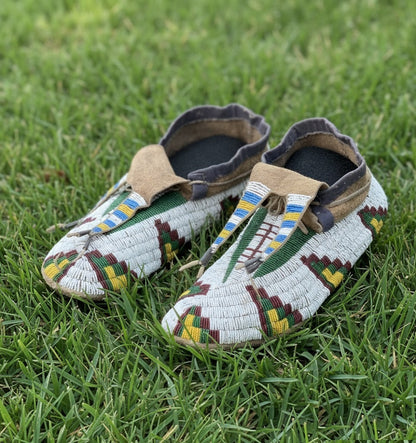 Native American Beaded Moccasin