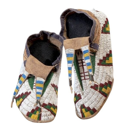 Native American Beaded Moccasin