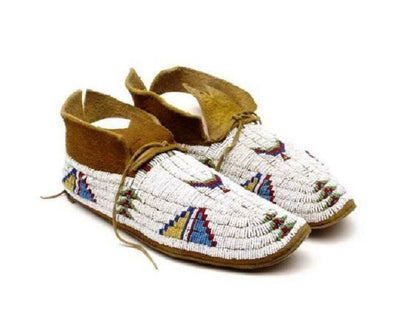 Native American Beaded Moccasin
