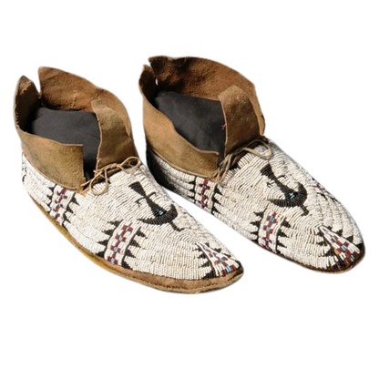 Native American Beaded Moccasin