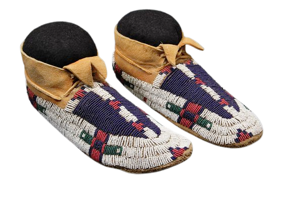 Native American Beaded Moccasin