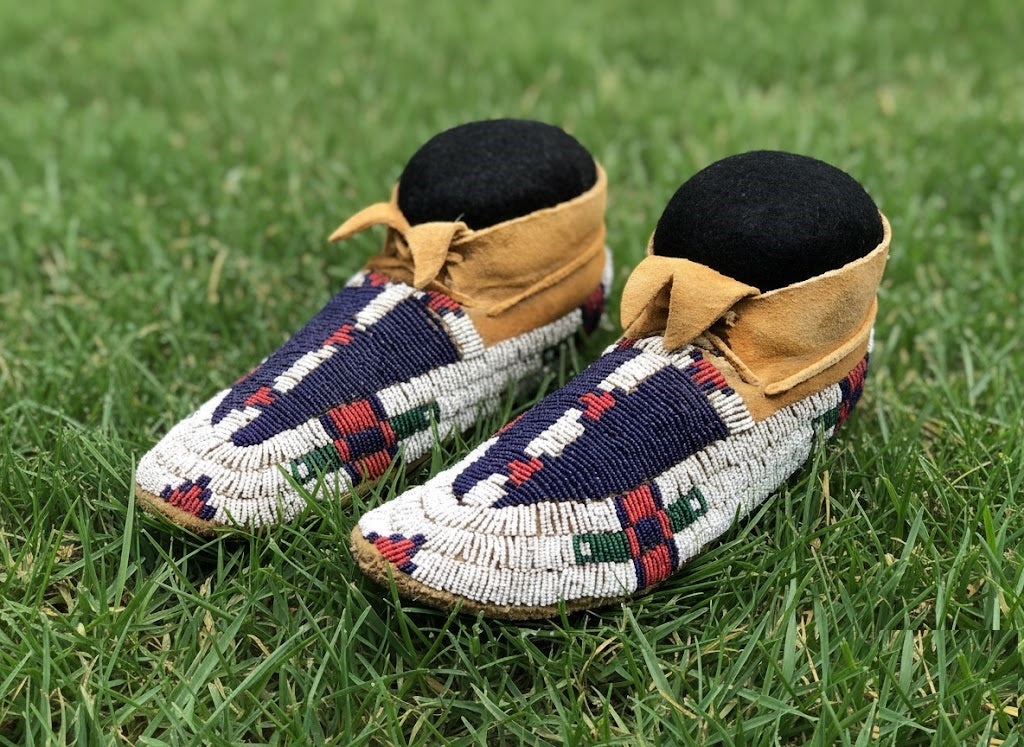 Native American Beaded Moccasin