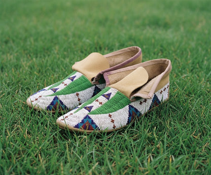 Native American Beaded Moccasin