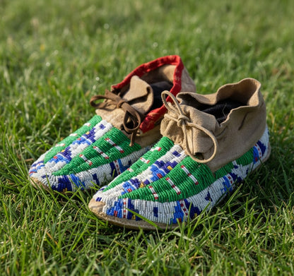 Native American Beaded Moccasin