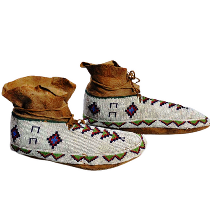 Native American Beaded Moccasin
