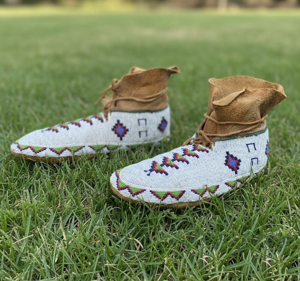 Native American Beaded Moccasin