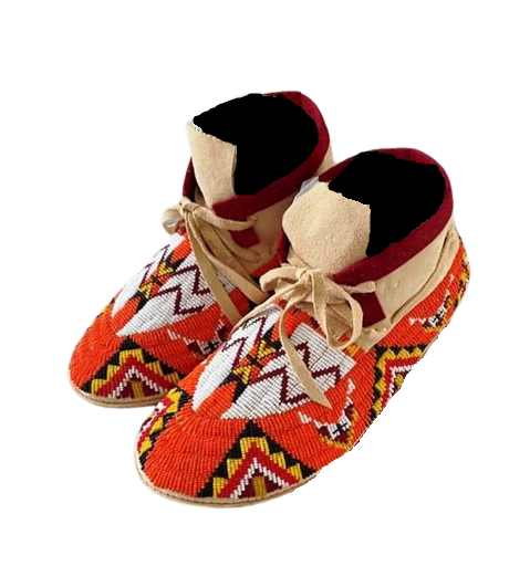Native American Beaded Moccasin