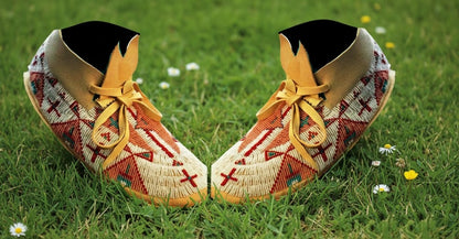 Native American Beaded Moccasin