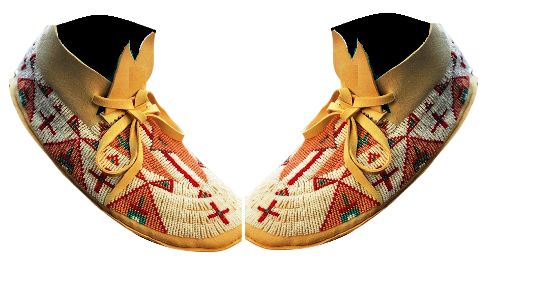 Native American Beaded Moccasin