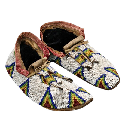 Native American Beaded Moccasin
