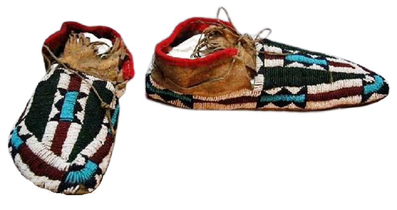 Native American Beaded Moccasin