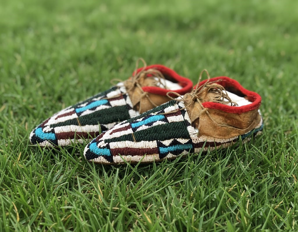 Native American Beaded Moccasin