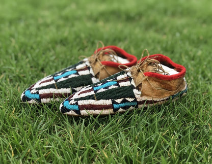 Native American Beaded Moccasin