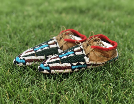 Native American Beaded Moccasin