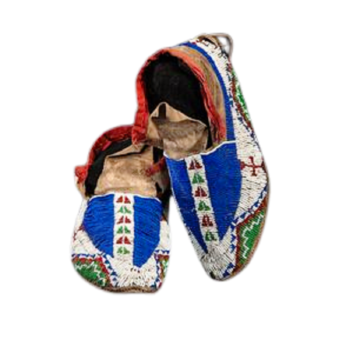 Native American Beaded Moccasin