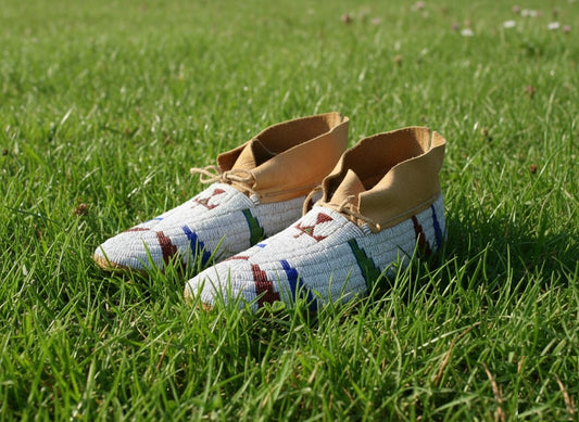 Native American Beaded Moccasin