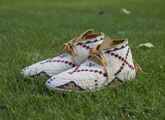 Native American Beaded Moccasin