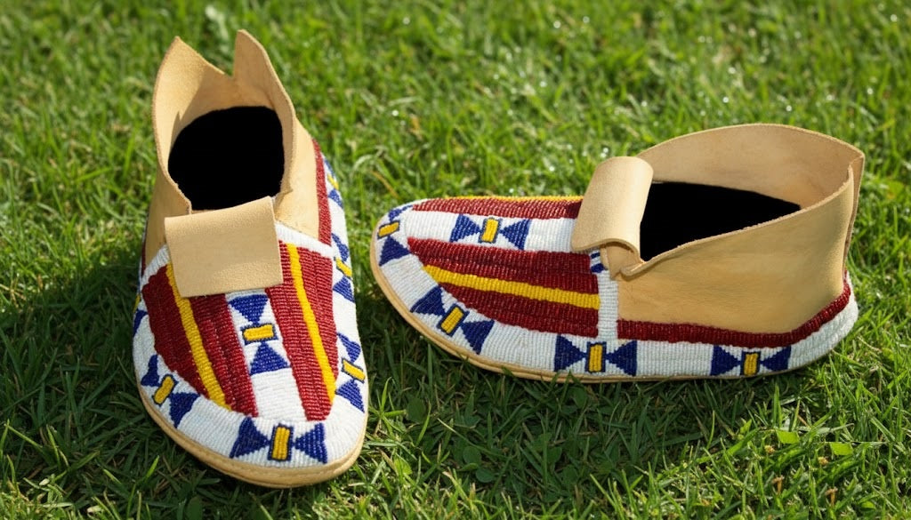 Native American Beaded Moccasin